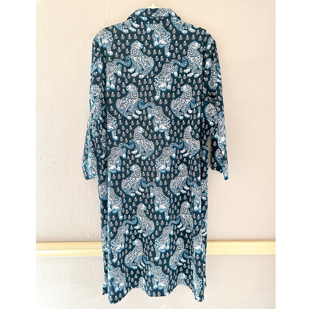Printfresh Organic Cotton Tiger Queen Graceful Getaway‎ Dress Novelty Print 2X - Picture 6 of 6
